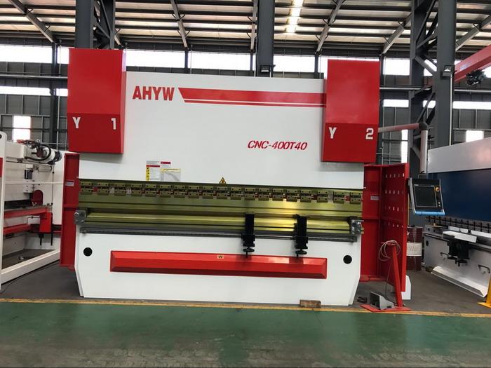 AHYW 400T4mtr 6 axis CNC brake press DA66T Touch screen controller for metal bending 