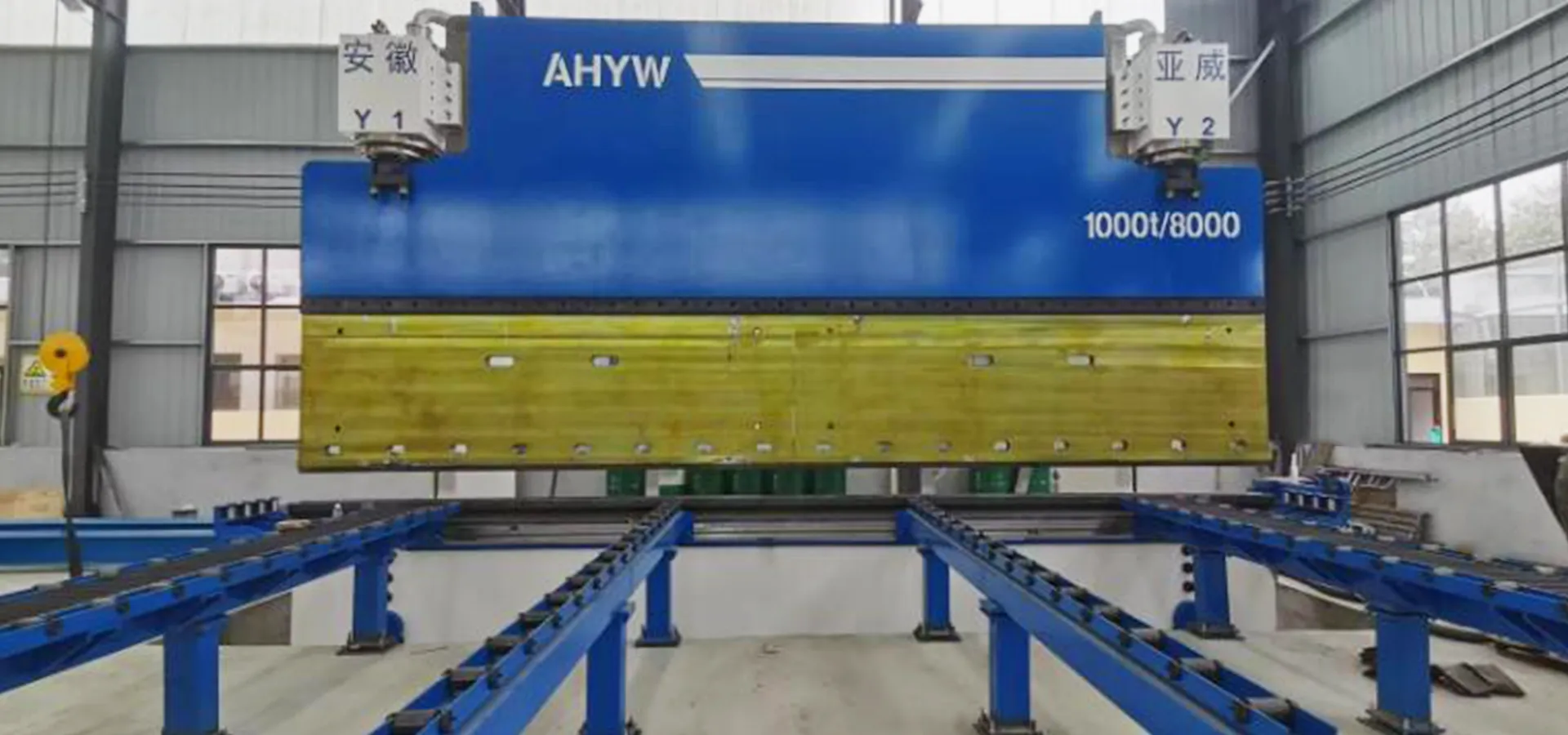 AHYW Yawei China 1000T8M CNC PRESS BRAKE DA53T